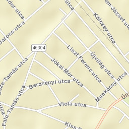 Ócsa Street Map