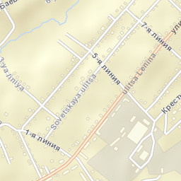 Krym Street Map