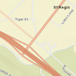 23 Highway 135, St. Regis, MT 59866, USA Street Map