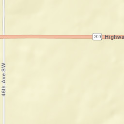 ND-200 ALT Stanton North Dakota Street Map