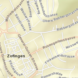 Zofingen Street Map