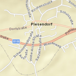 Piesendorf Street Map