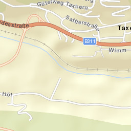 Taxenbach Street Map