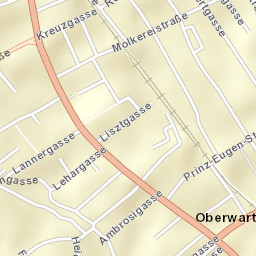 Politischer Bezirk Oberwart Street Map