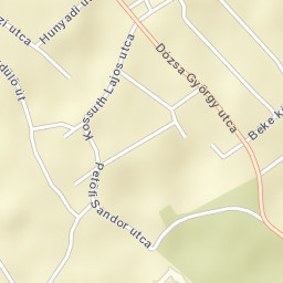 Fehérvárcsurgó Street Map