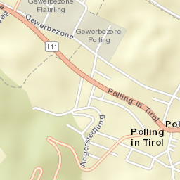 Polling in Tirol Street Map