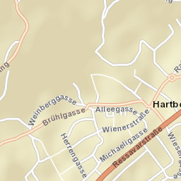 Hartberg Street Map