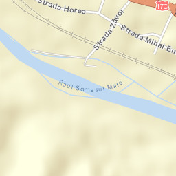 Năsăud Street Map