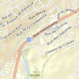 Moutier Street Map