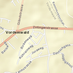 Vordemwald Street Map