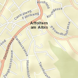 Affoltern am Albis Street Map