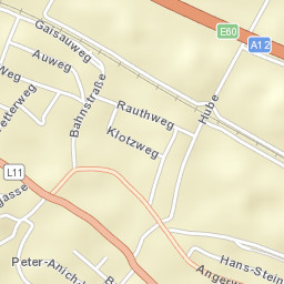 Inzing Street Map