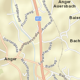 Anger Street Map