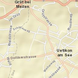 Uetikon / Grossdorf Street Map
