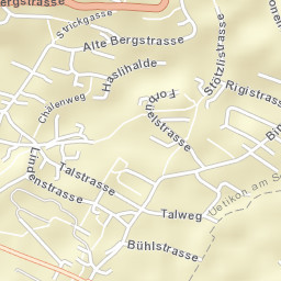 Uetikon Street Map