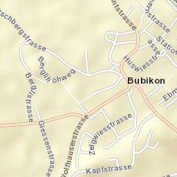 Bubikon Street Map