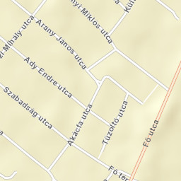 Szigetcsép Street Map