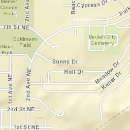 313-329 2nd Avenue Northeast, Beulah, ND Street Map