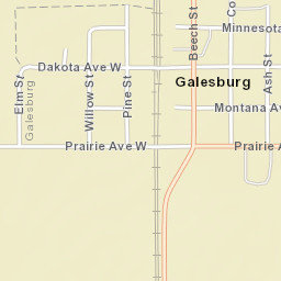 County Highway 16, Galesburg, ND 58035 Street Map