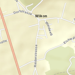 Wikon Street Map