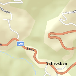 Schröcken Street Map