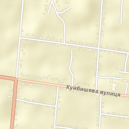 Pryshyb Street Map