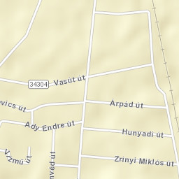 Kenderes Street Map