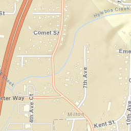 701-809 10th Avenue Southeast, Milton, WA Street Map