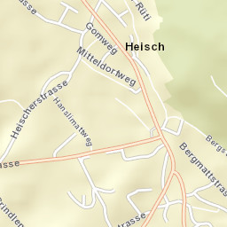 Hausen am Albis / Hausen (Dorf) Street Map