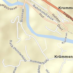 Krummenau Street Map