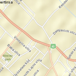 Albertirsa Street Map