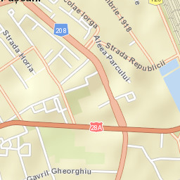 Paşcani Street Map