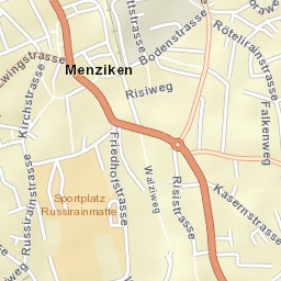 Menziken Street Map