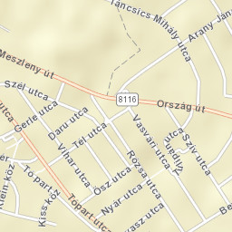 Velence Street Map