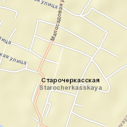 Starocherkasskaya Street Map
