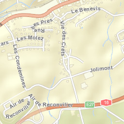 Reconvilier Street Map