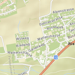 Riedholz Street Map