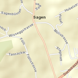 Pfaffnau Street Map