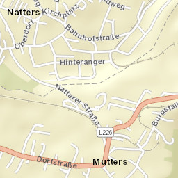 Natters Street Map