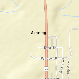 Wilcox Street, Manning, ND 58642, USA Street Map