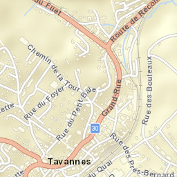 Tavannes Street Map