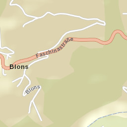 Blons Street Map