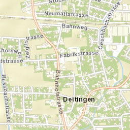 Deitingen Street Map