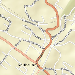 Kaltbrunn Street Map