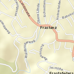 Frastanz Street Map