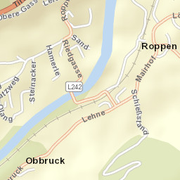 Roppen Street Map