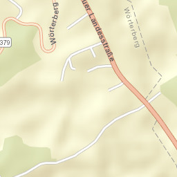 Wörterberg Street Map