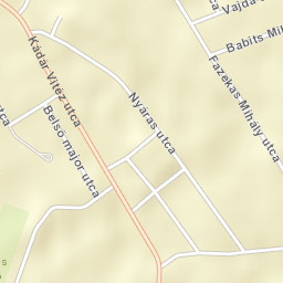 Berettyóújfalu Street Map