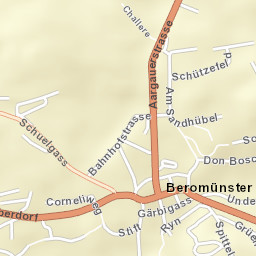 Beromünster Street Map