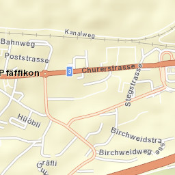 Pfäffikon Street Map